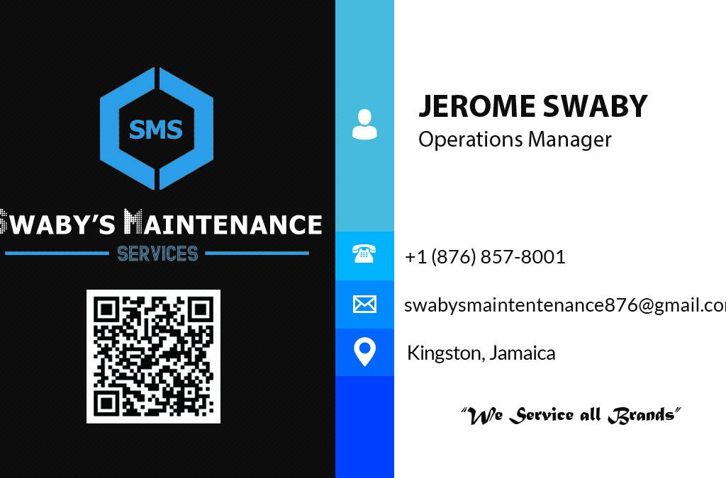 SMS Business Card - Front