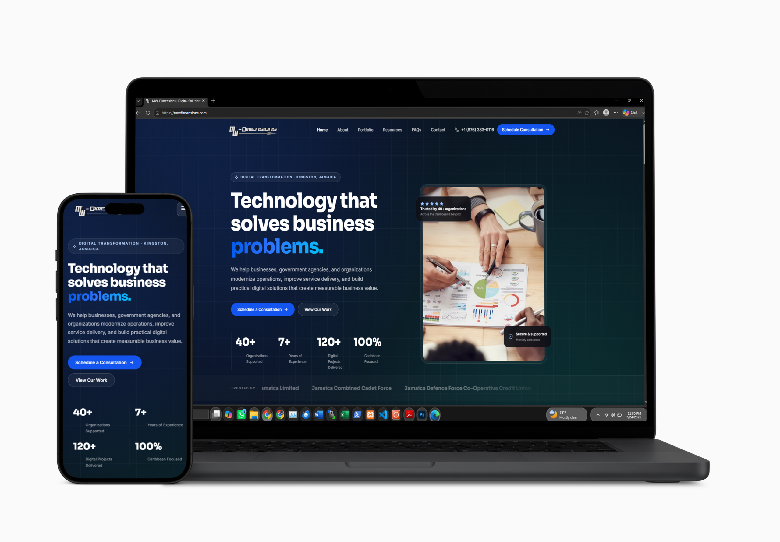 MW-Dimensions Website
